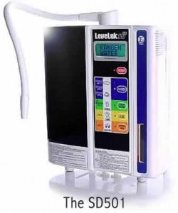 sd501-glarelarge2sec The SD501 produces The World's Healthiest Water - Medical Grade Alkaline Ionized Water, known as Kangen Water™!